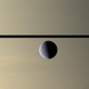 Illustration for article titled The 50 Most Amazing Images From a Decade of Orbiting Saturn
